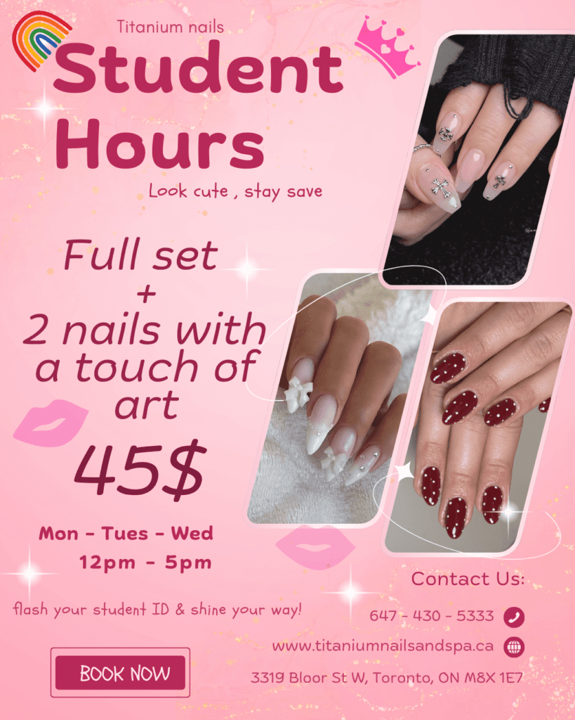 Student Promo – Etobicoke Location Only