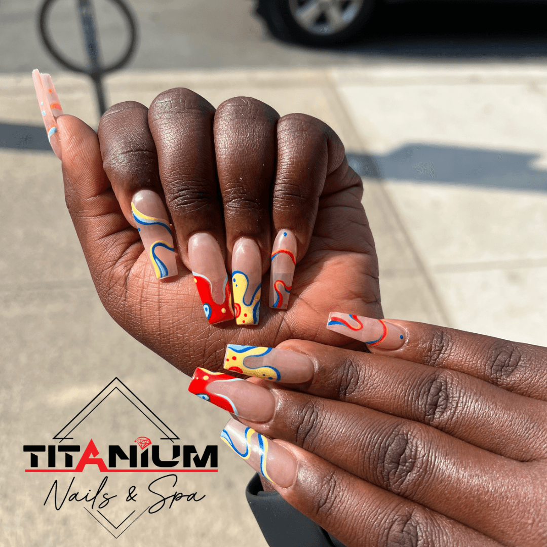 Finished nail art